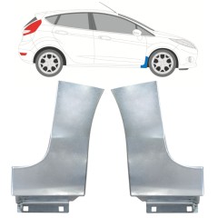 Reparationspanel till framskärm för Ford Fiesta 2008-2017 / Vänster+Höger / Set 15779
