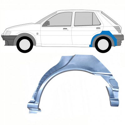 Sidovägg hjulhuskant för Ford Fiesta 1989-1995 / Vänster 8748