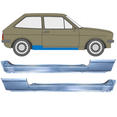 Tröskelplåt reparationspanel för Ford Fiesta 1976-1983 / Set 12034