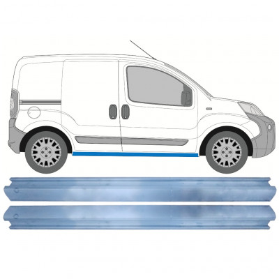 Tröskelplåt reparationspanel för Fiat Fiorino 2007- / Vänster+Höger / Set 10488