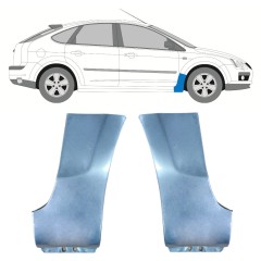 Reparationspanel till framskärm för Ford Focus 2004-2010 / Vänster+Höger / Set 9857