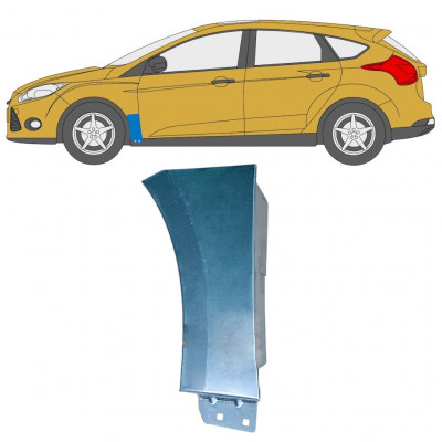 Reparationspanel till framskärm för Ford Focus 2010-2018 / Vänster 12873