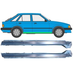Tröskelplåt för Ford Escort 1980-1986 / Vänster+Höger / Set 9983