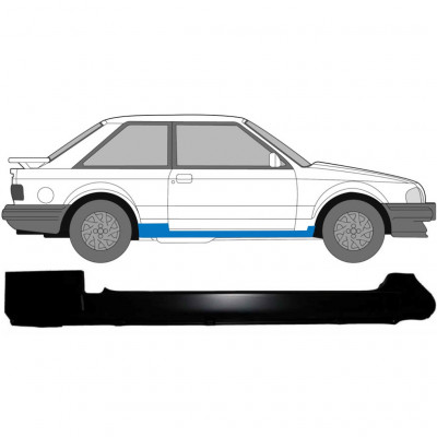 FORD ESCORT 1980-1986 3 DÖRRAR full TRÖSKELPLÅT TILL / HÖGER