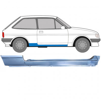 FORD FIESTA 1983-1989 3 DÖRRAR full TRÖSKELPLÅT TILL / HÖGER