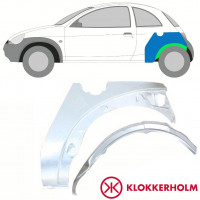 Inre + yttre bak skärm reparationspanel för Ford KA 1996-2008 / Vänster / Set 10776