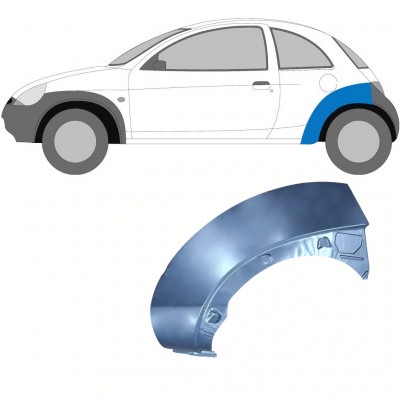 Sidovägg hjulhuskant för Ford KA 1996-2008 / Vänster 6605