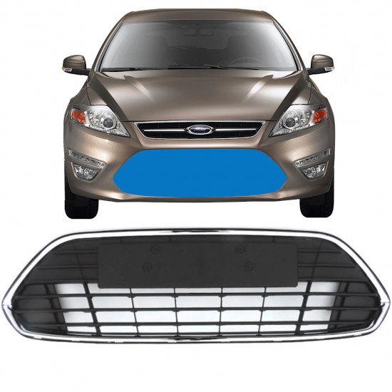 Kromad grill för Ford Mondeo 2010-2015 7923