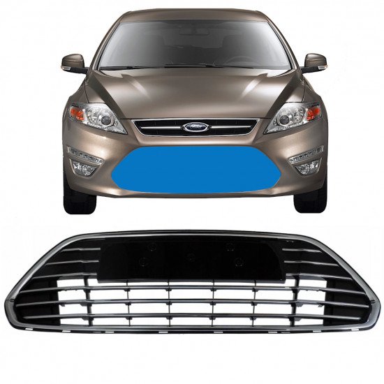 Kromad grill för Ford Mondeo 2010-2015 7924