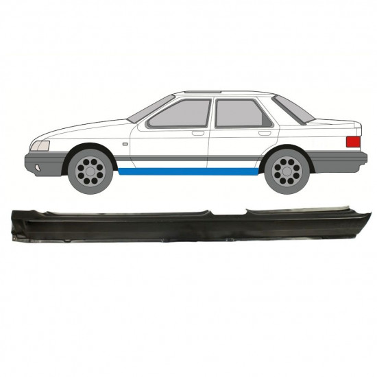 Tröskelplåt för Ford Sierra 1982-1993 / Vänster 7439