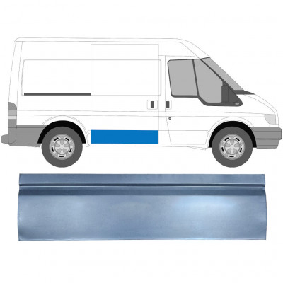 Skjutdörr reparationspanel yttre för Ford Transit 2000-2013 / SWB / Höger 7168