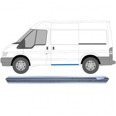 FORD TRANSIT 2000-2013 KORT HJULBAS SKJUTDÖRRENS TRÖSKELPANEL