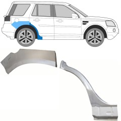 Sidovägg hjulhuskant för Land Rover Freelander 2006-2016 / Höger / Set 8965