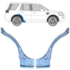 Sidovägg hjulhuskant för Land Rover Freelander 2006-2016 / Vänster+Höger / Set 10659