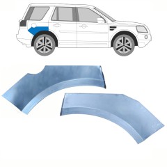Sidovägg hjulhuskant för Land Rover Freelander 2006-2016 / Vänster+Höger / Set 10658