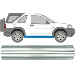 Tröskelplåt reparationspanel för Land Rover Freelander 1997-2006 / Vänster+Höger / Set 11330