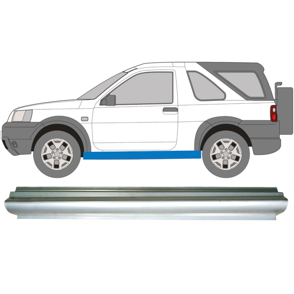 Tröskelplåt Reparationspanel För Land Rover Freelander 1997-2006 / Vänster 5276