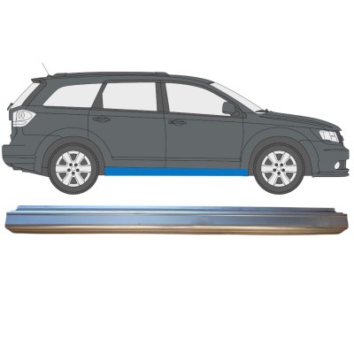 Tröskelplåt reparationspanel för Fiat Freemont 2011-2015 / Vänster = Höger (symmetrisk) 15005