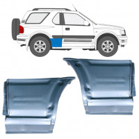 Sidovägg hjulhuskant för Opel Frontera B 1999-2002 / Vänster / Höger / Vänster+Höger / Set 12833