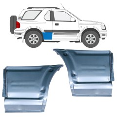 Sidovägg hjulhuskant för Opel Frontera B 1999-2002 / Vänster / Höger / Vänster+Höger / Set 12833