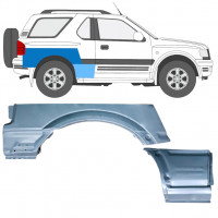 Sidovägg hjulhuskant för Opel Frontera B 1999-2002 / Höger / Set 12837