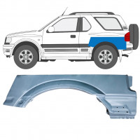 Övre del av bak skärm reparationspanel för Opel Frontera B 1999-2002 / Vänster 12835