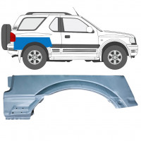 Övre del av bak skärm reparationspanel för Opel Frontera B 1999-2002 / Höger 12834