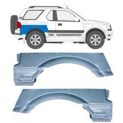 Övre del av bak skärm reparationspanel för Opel Frontera B 1999-2002 / Vänster / Höger / Vänster+Höger / Set 12836