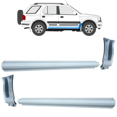 OPEL FRONTERA B 1999-2002 REPARATIONSPANEL FÖR FRAMSKÄRM + TRÖSKELPLÅT / VÄNSTER + HÖGER