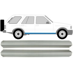 Tröskelplåt reparationspanel för Opel Frontera B 1999-2002 / Vänster = Höger (symmetrisk) / Set 10476