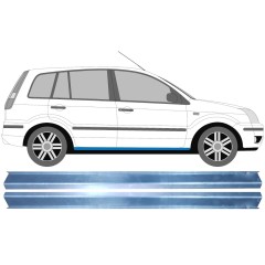 Tröskelplåt reparationspanel för Ford Fusion 2002-2012 / Vänster+Höger / Set 11376