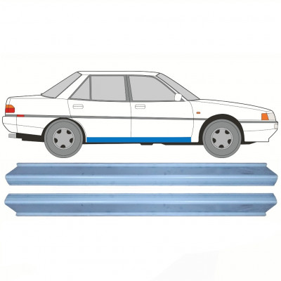 Tröskelplåt reparationspanel för Mitsubishi Galant 1987-1993 / Vänster = Höger (symmetrisk) / Set 10597