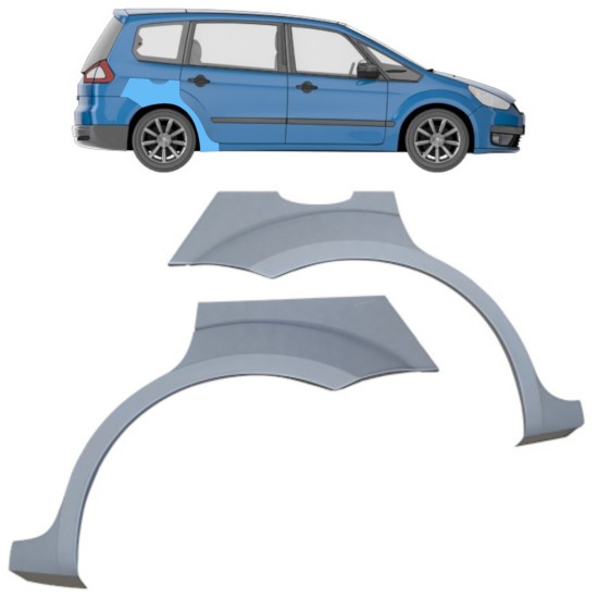 Sidovägg hjulhuskant för Ford Galaxy 2006-2015 / Vänster+Höger / Set 16924