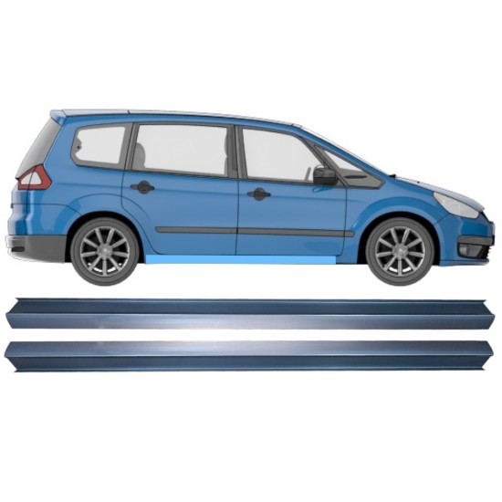Tröskelplåt reparationspanel för Ford Galaxy 2006-2015 / Vänster+Höger / Set 16188