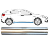 Nedre tröskelplåt reparationspanel för Alfa Romeo Giulietta 2010-2020 / Vänster+Höger / Set 15004 Nedre tröskelplåt reparationspanel för Alfa Romeo Giulietta 2010-2020 / Vänster+Höger / Set 15004