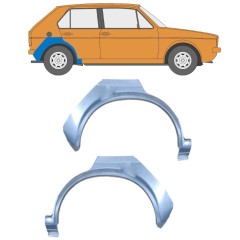Sidovägg hjulhuskant för Volkswagen Golf 1 1974-1985 / Vänster+Höger / Set 12505