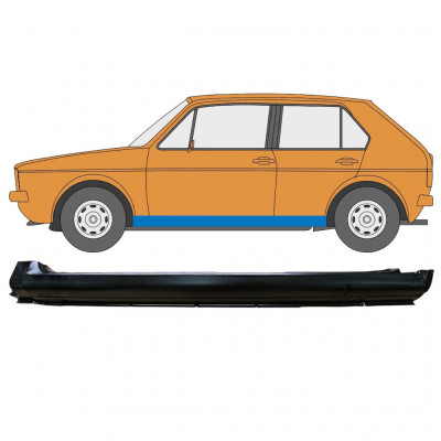 VW GOLF 1 1974- 5 DÖRRAR TRÖSKELPLÅT TILL / VÄNSTER