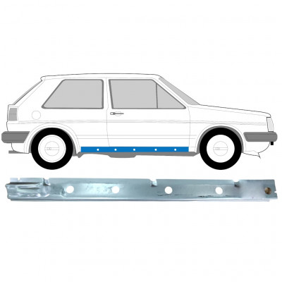 VW GOLF 2 1982-1992 INRE TRÖSKELPLÅT / HÖGER