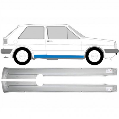 VW GOLF 2 1982- 3 DÖRRAR TRÖSKELPLÅT TILL / UPPSÄTTNING