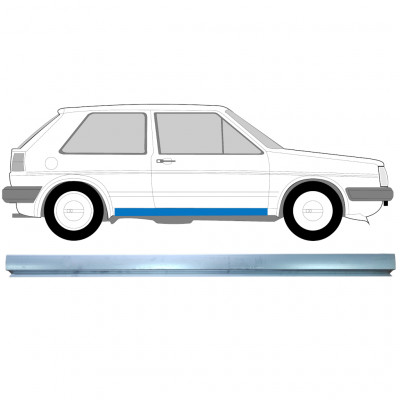 VW GOLF 2 1982-1992 TRÖSKELPLÅT / HÖGER = VÄNSTER