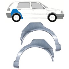 Sidovägg hjulhuskant för Volkswagen Golf 3 1991-1998 / Vänster+Höger / Set 12009