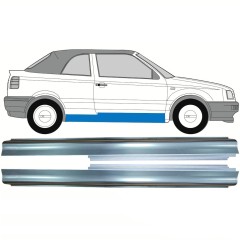 Tröskelplåt reparationspanel för Volkswagen Golf 3 1991-1998 / Vänster+Höger / CABRIO / Set 10374