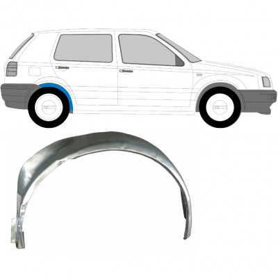 VW GOLF 3 1991-1998 BAK INRE HJULHUS BAKRE HÖGER / HÖGER