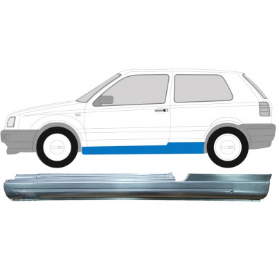 VW GOLF 3 1991- 3 DÖRRAR TRÖSKELPLÅT TILL / VÄNSTER