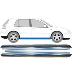 Tröskelplåt reparationspanel för Volkswagen Golf 4 1997-2006 / Vänster = Höger (symmetrisk) / Set 10546