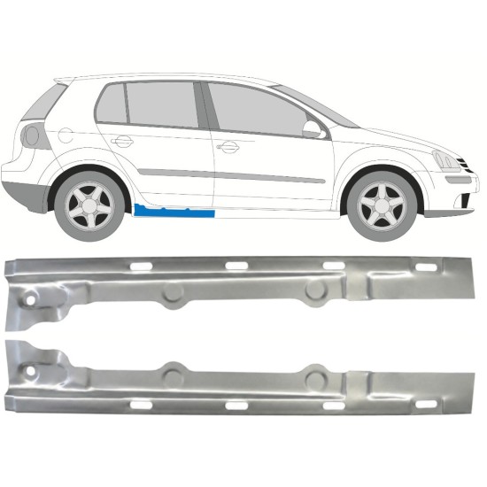 Inre tröskel reparationspanel för Volkswagen Golf 5 2003-2009 / Vänster+Höger / Set 9643