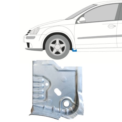Reparationspanel för tröskelände för Volkswagen Golf 5 2003-2009 / Vänster 14907