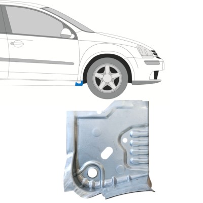 Reparationspanel för tröskelände för Volkswagen Golf 5 2003-2009 / Höger 14906
