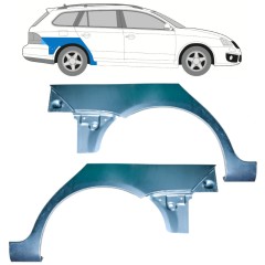 Sidovägg hjulhuskant för Volkswagen Golf 5 Variant 2007-2010 / Vänster / Höger / Vänster+Höger / Set 12907