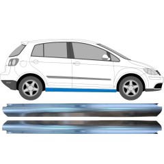 Tröskelplåt reparationspanel för Volkswagen Golf Plus 2005-2013 / Vänster = Höger (symmetrisk) / Set 10484